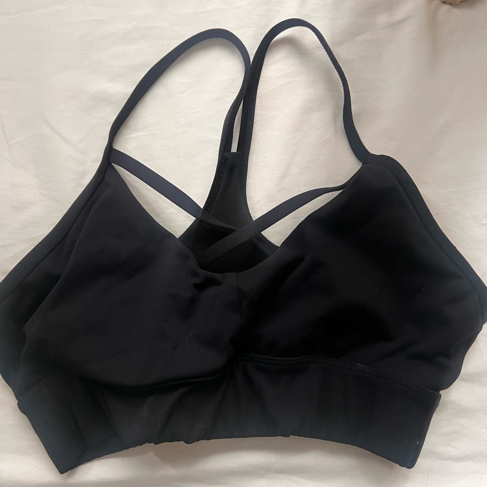 NVTN Black Strappy Bralette